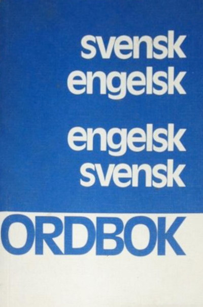 Svensk-engelsk, engelsk-svensk ordbok (used)